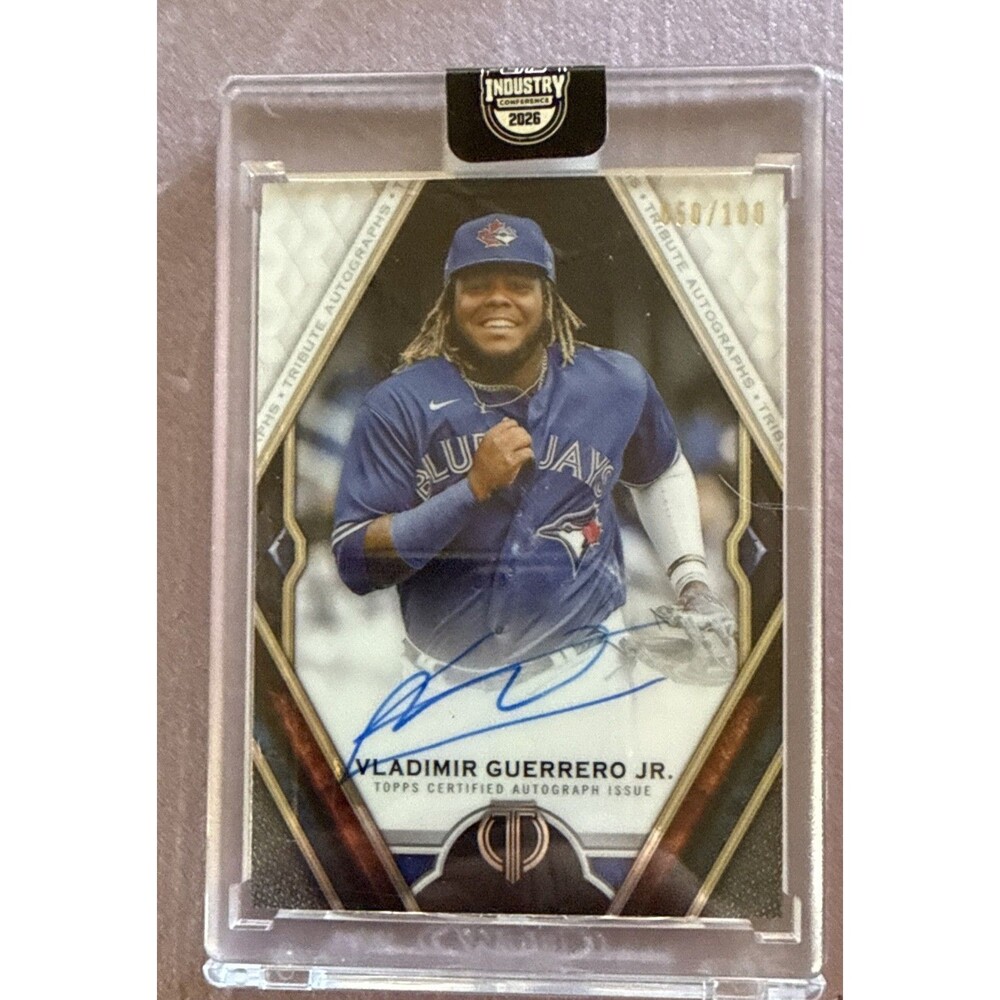 2021 Topps Tribute - Tribute Autographs Vladimir Guerrero Jr. #TA-VGU /100 (AU)